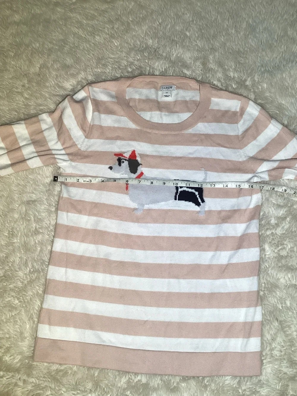 J.crew dog dachshund women’s sweater size XS